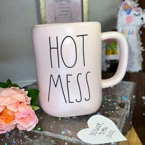 Rae Dunn NEW VALENTINES DAY BABY PINK HOT MESS HTF NWT